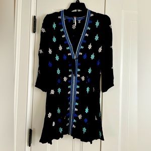 Free people embroidered dress/cover up